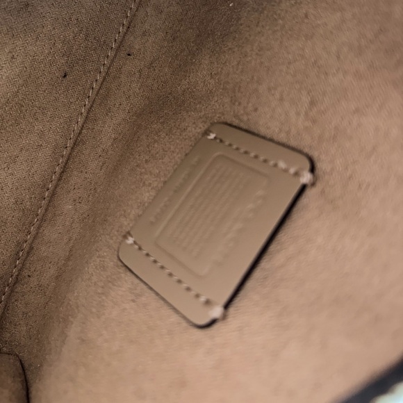 Coach 🌲 Andrea Mini Carryall in Monogram Black and Cream Leather - Picture 11 of 13